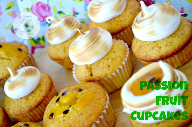 Cupcakes de Fruta de la Pasión, Maracuya, parchita