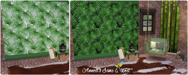 Sims 4 CC's - The Best: Wallpapers Palms by Annett85