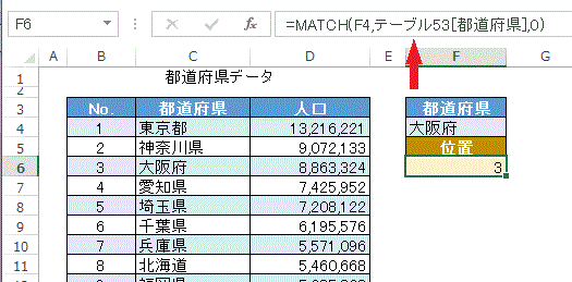 エクセルの使い方 テーブルを削除する方法