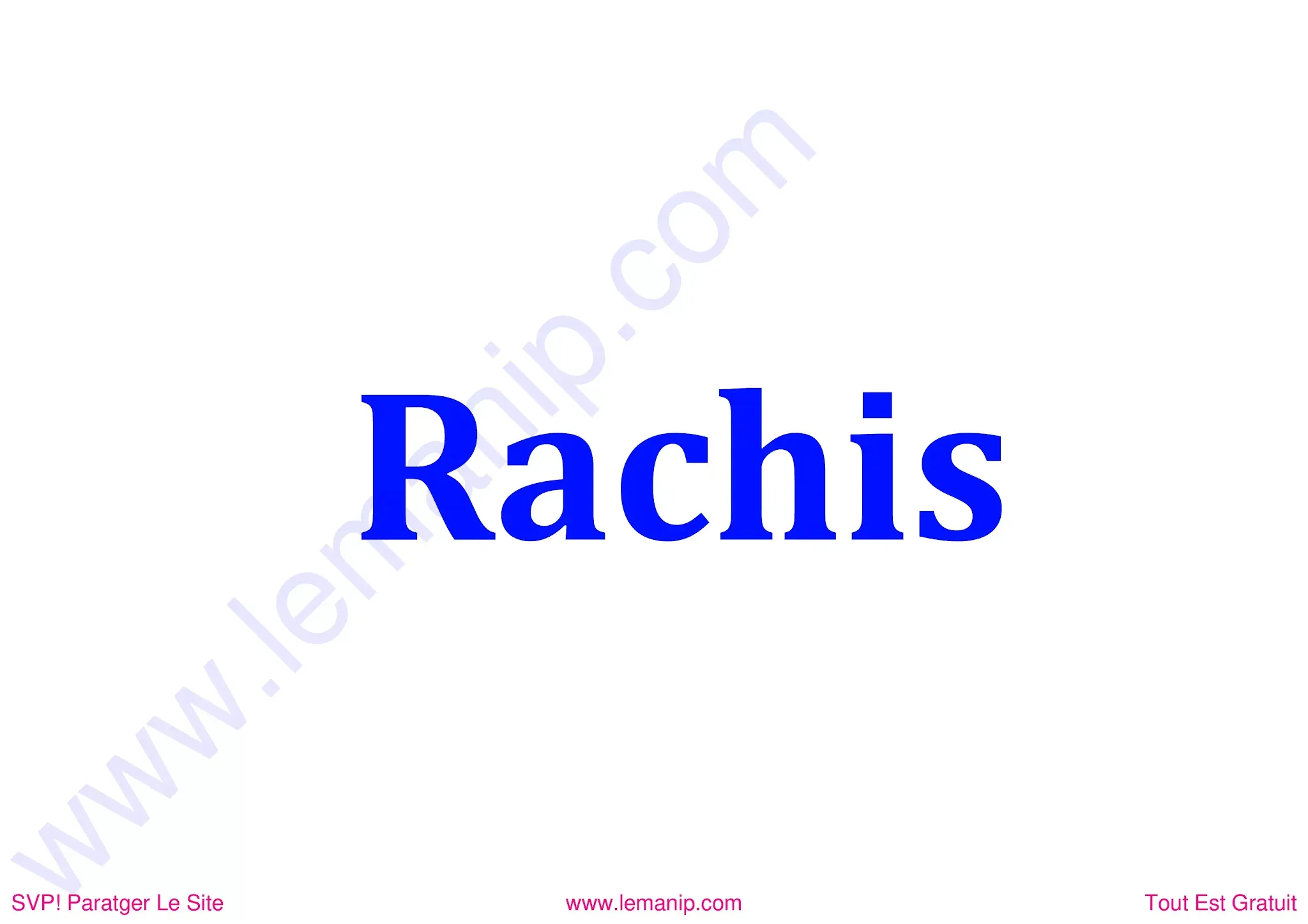 4. Incidence Radiologique Du Rachis