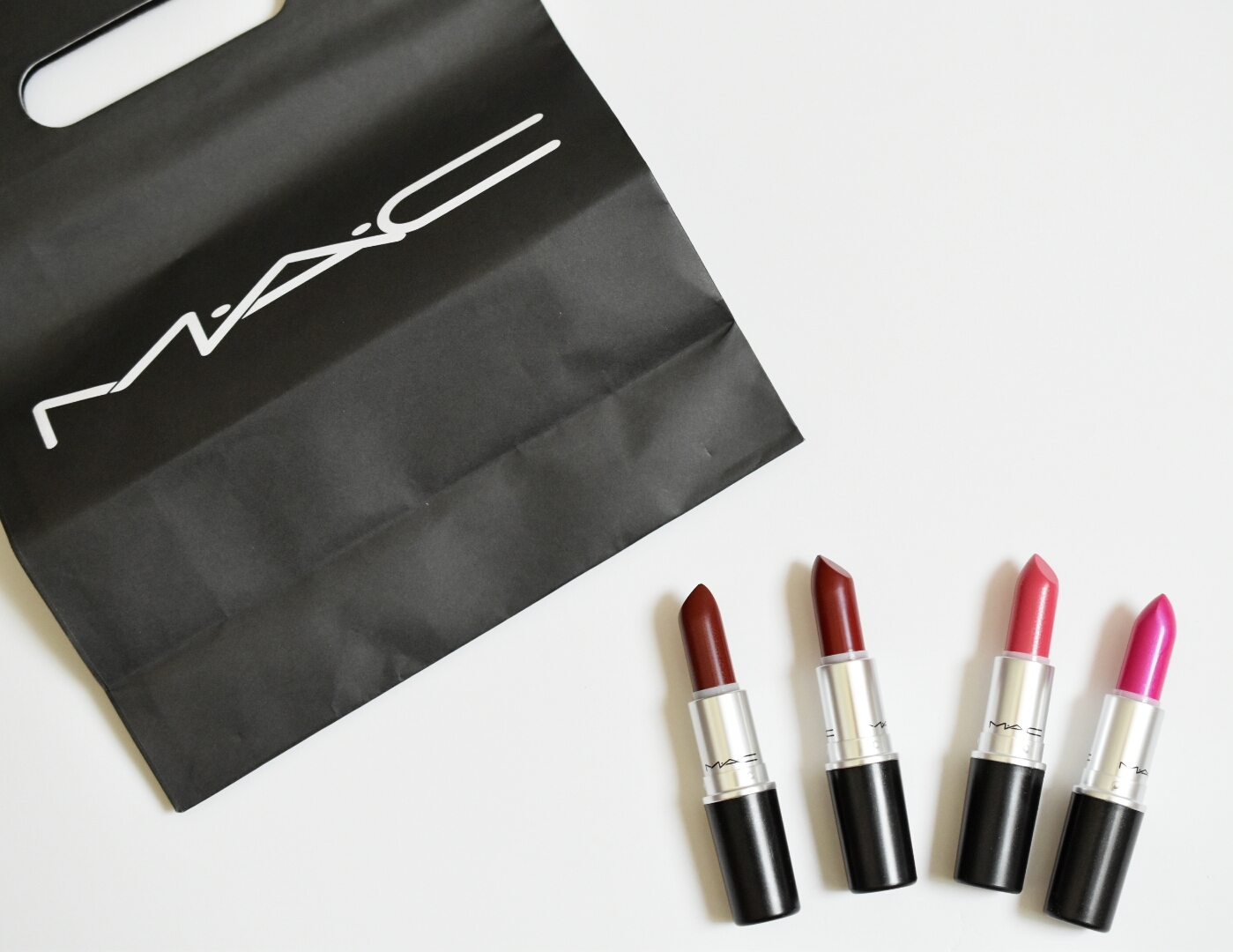 I Got Four Lipsticks Free from MAC!