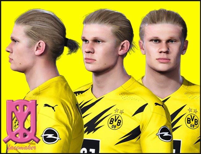 New Face Erling Braut Haaland 2021 For eFootball PES 2021