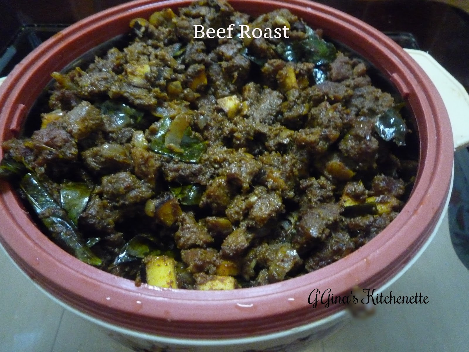 G'Gina's Beef Roast/Beef Dry Fry Beef Ularthiyadu