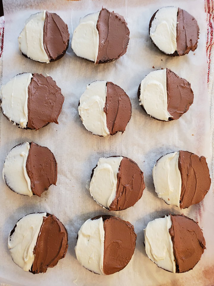 Half Moon Cookies What's Cookin' Italian Style Cuisine