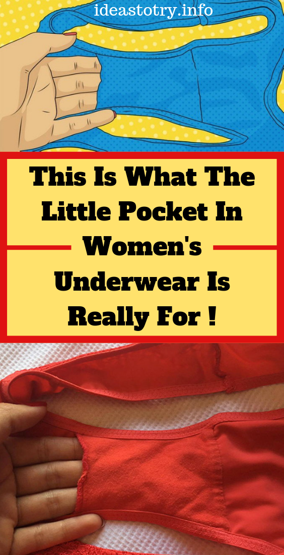 This Is The Use Of The Pocket On Women’s Panties Health and Tips
