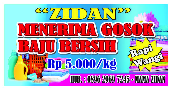 Spanduk Jasa Setrika