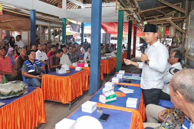 Sosialisasikan Pembangunan Pasar Pon, Bupati Nur Arifin Berharap Selesai Tepat Waktu
