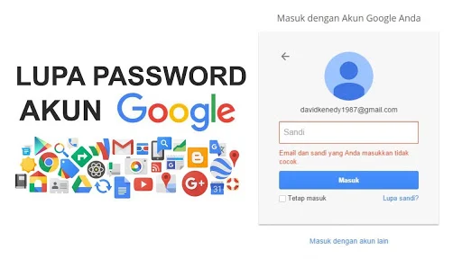 lupa password gmail android