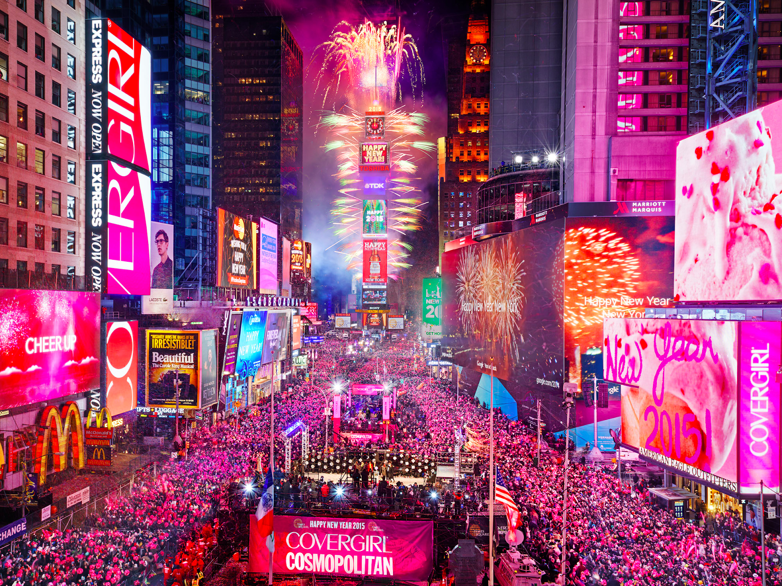 New Year's Times Square 2024 Renie Delcine