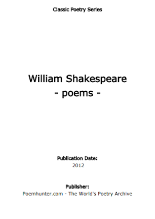 Poems Of William Shakespeare