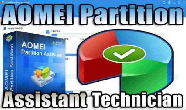 تحميل برنامج AOMEI Partition Assistant Technician اخر اصدار مفعل مدى الحياة