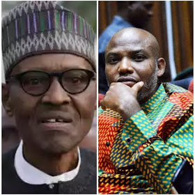 Buhari and nnamdi kanu Buhari and nnamdi kanu