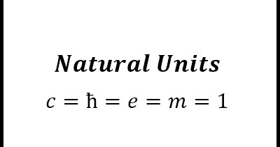 Nature units. Hartri natural Units.