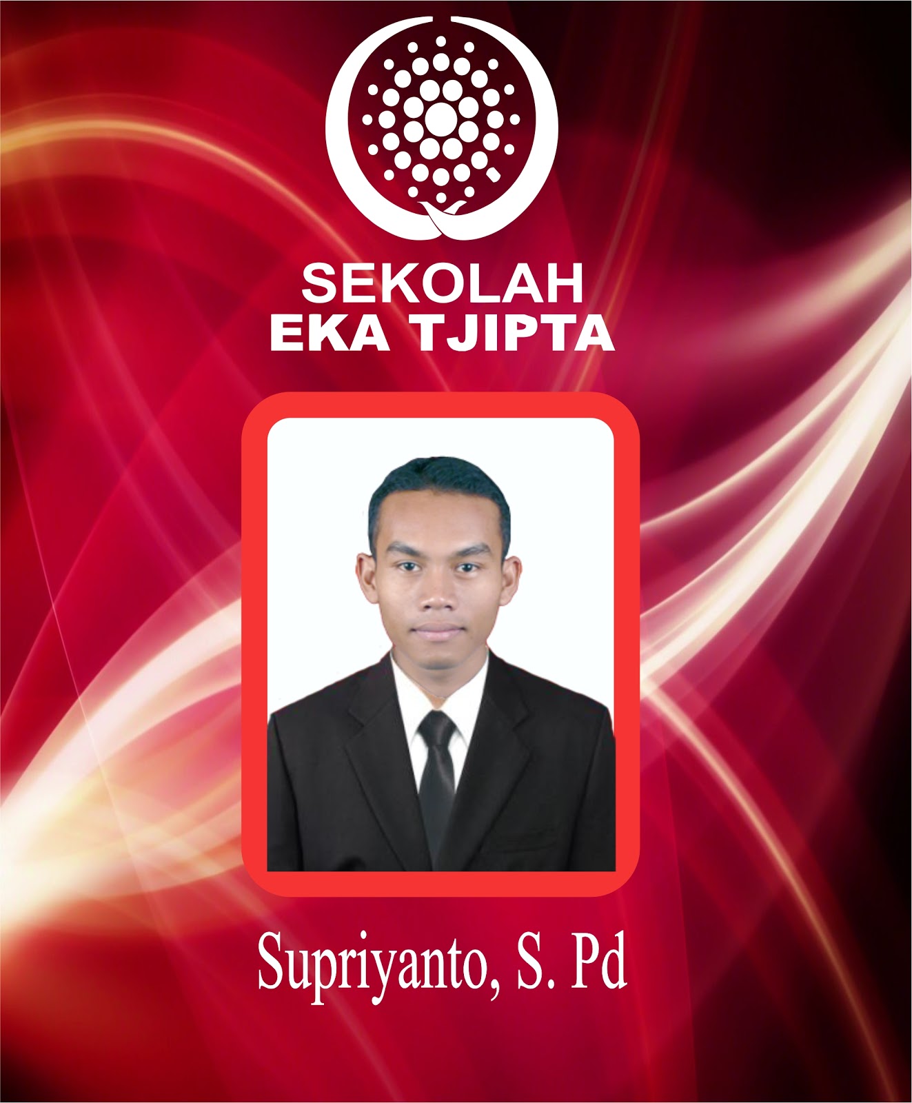 Kreativitas tanpa batas Desain Kartu Pelajar dan id card guru SMP Eka