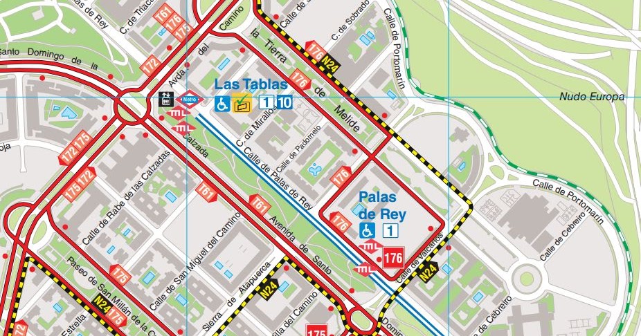 El callejero de Las Tablas, al detalle: El Consorcio de Transportes renueva su cartografía e 