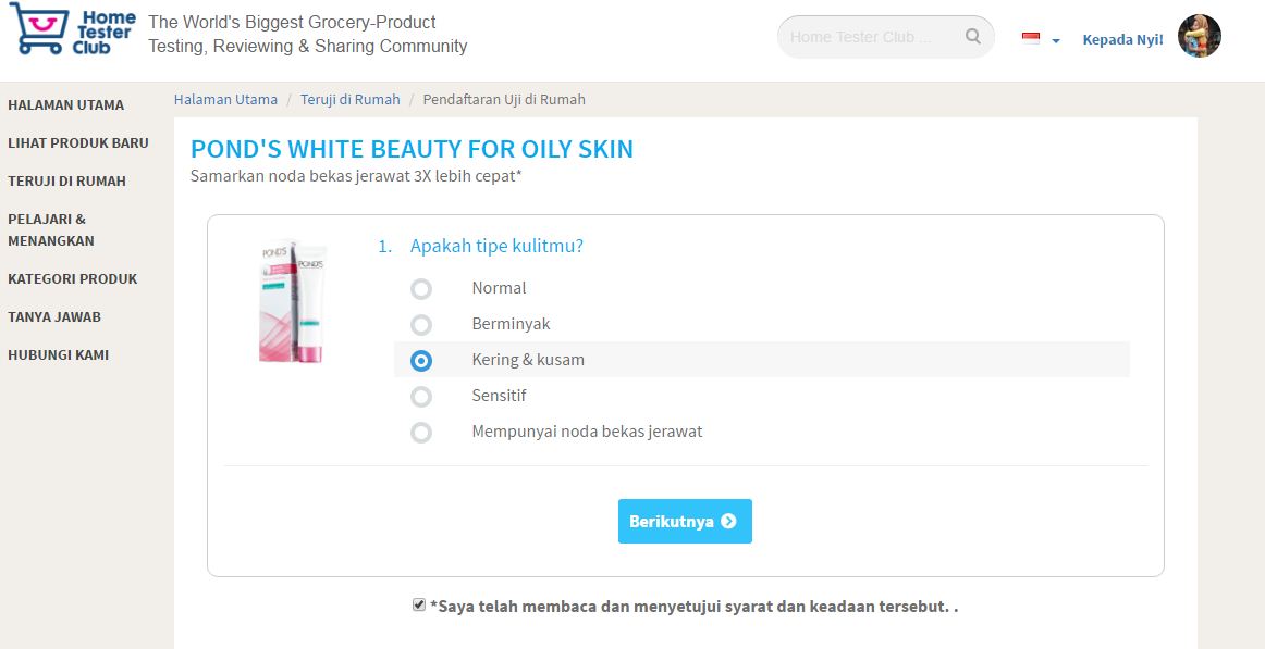 Thanks to Shampo Clear dan Home Tester Club Indonesia Nyi Penengah