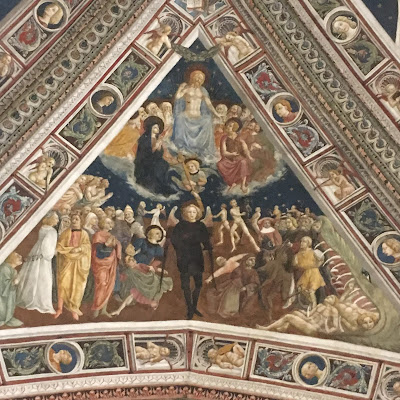 Battistero di Siena: affreschi del Credo di Lorenzo il Vecchietta, seconda campata