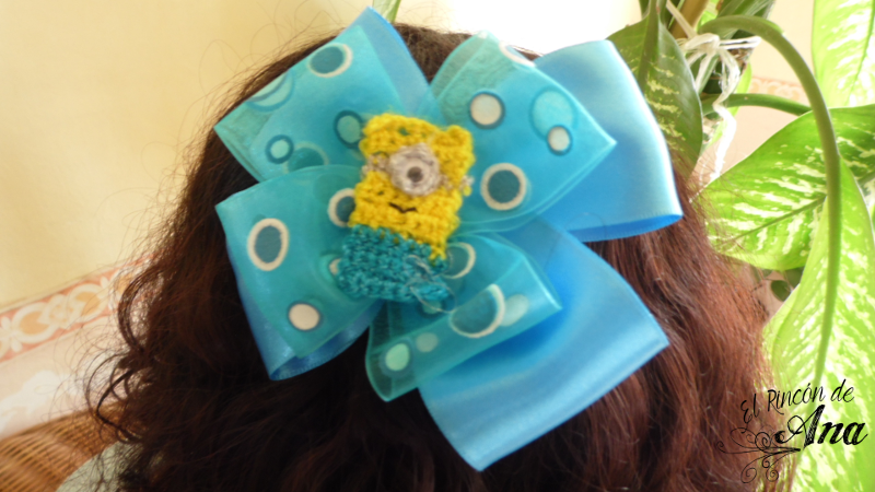Moños para niña de los Minion