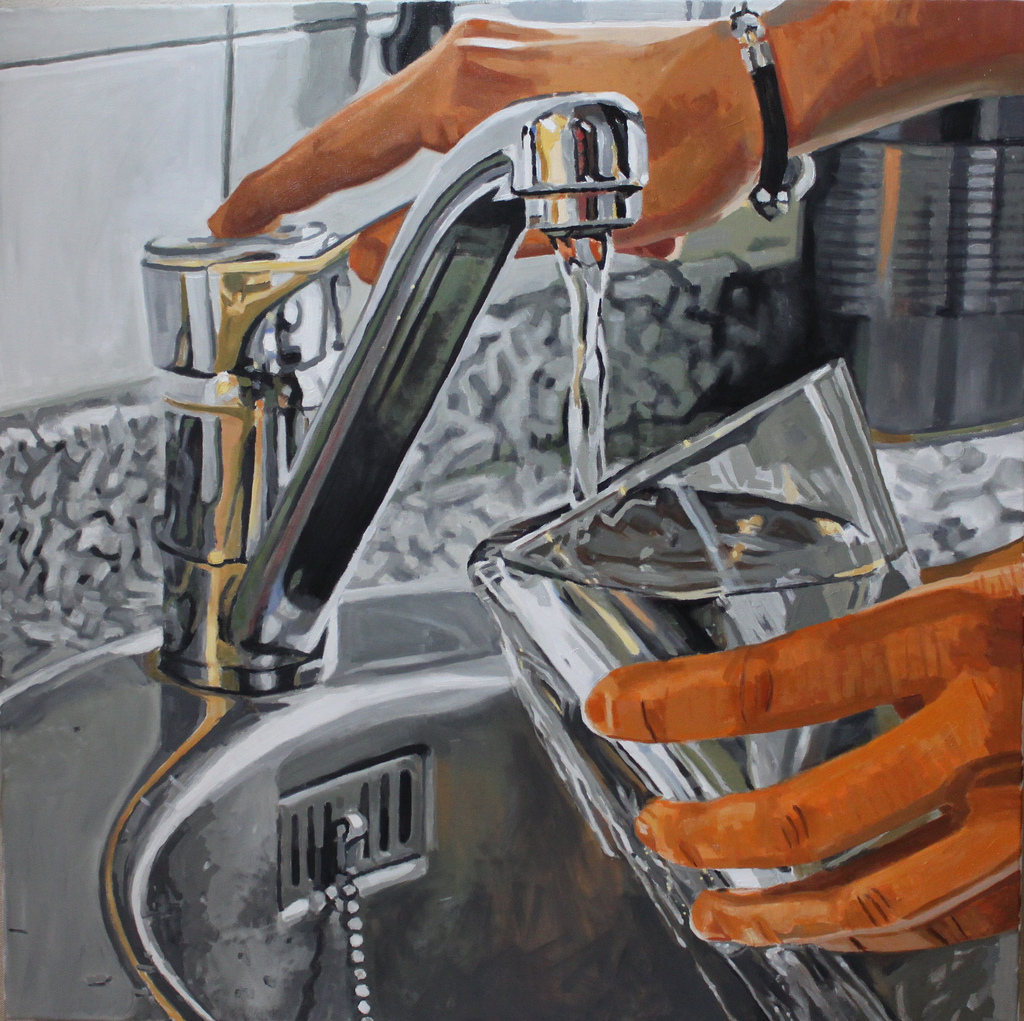 Painting in Salamanca Not So Still Life Running Water