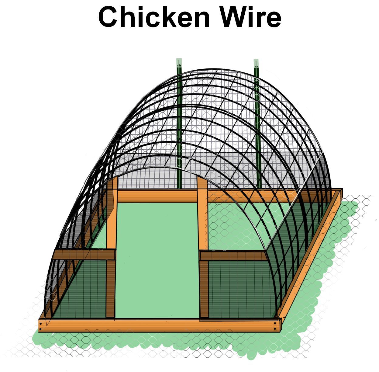 Natural Chicken Keeping DIY Build A Chicken Hoop Coop