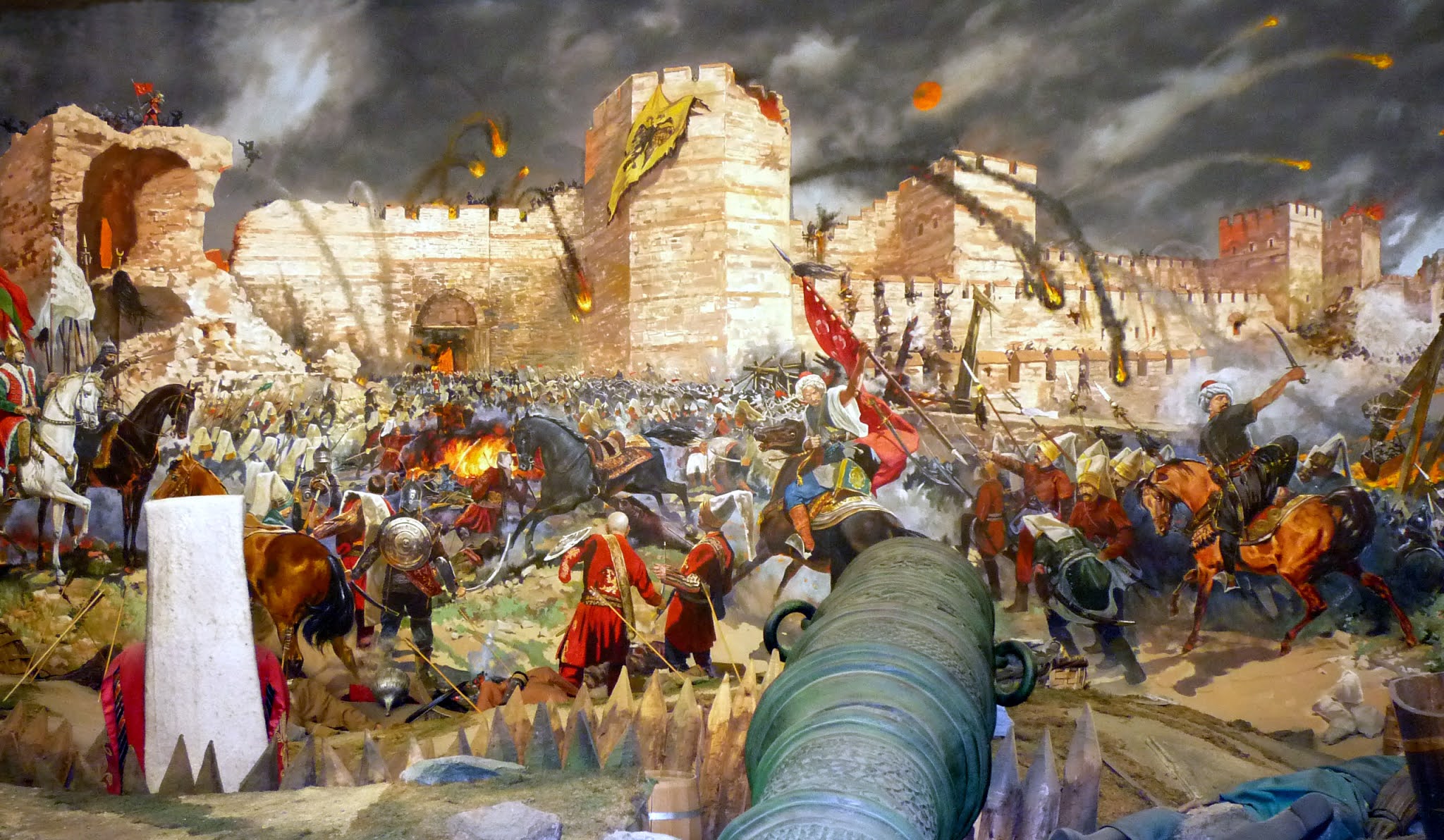 Сколько длилась осада тира. Падение Константинополя 1453. Осада Константинополя 1453. Мехмед 2 завоевание Константинополя. Захват османами Константинополя.