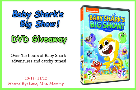 Love, Mrs. Mommy: Baby Shark’s Big Show! DVD Review and Giveaway!