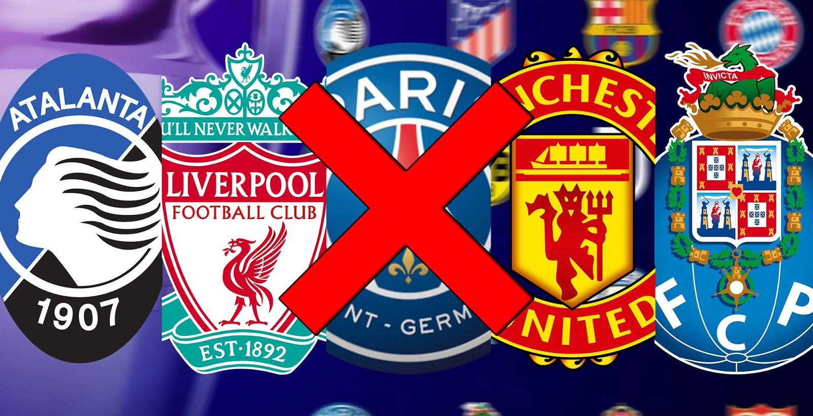 Champions league team logos! 