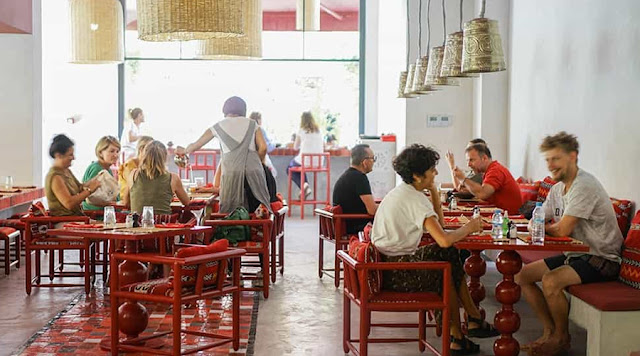 Le Kilim - kavinė Marakešo Gueliz rajone