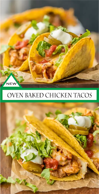 OVEN BAKED CHICKEN TACOS RECIPE | Amzing Food