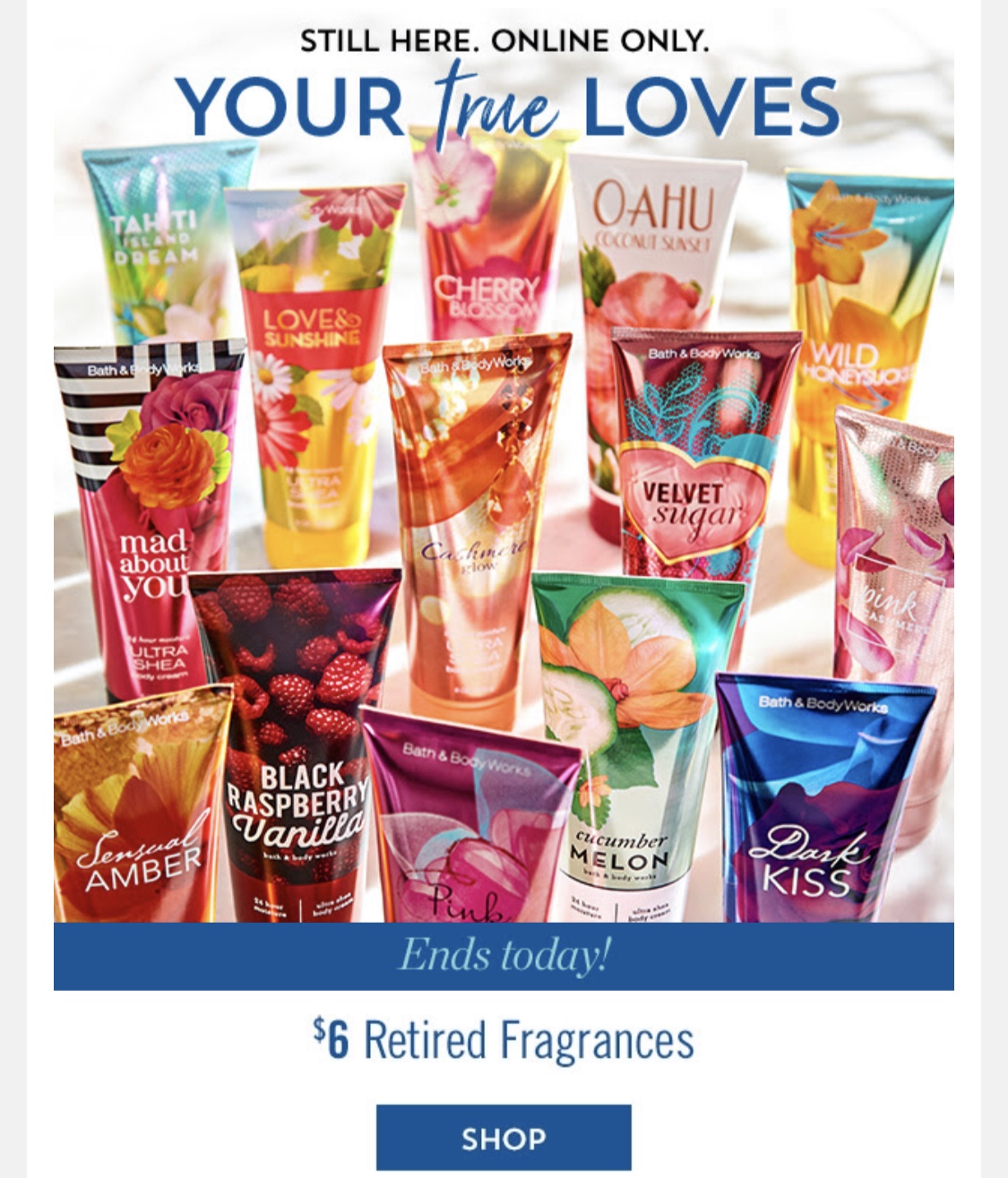 Life Inside the Page Bath & Body Works Today's Email September 20