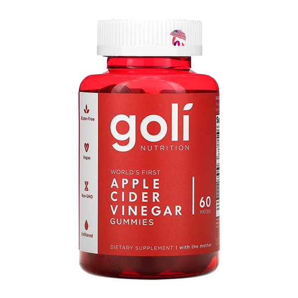 KẸO DẺO GIẢM CÂN Goli Nutrition - Apple Cuder Vinegar Gummies