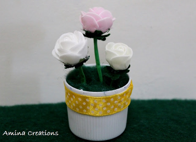 Amina Creations Diy Mini Flower Pot Flower Vase