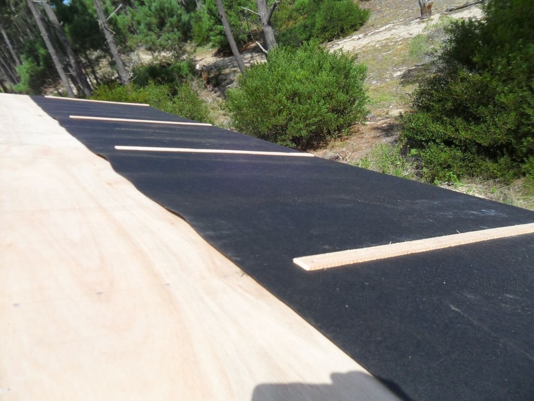 Construcción de un taller con entramado de madera: Construcción del la