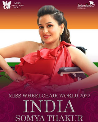 Somya Thakur finalista de la India en Miss Wheelchair World 2022