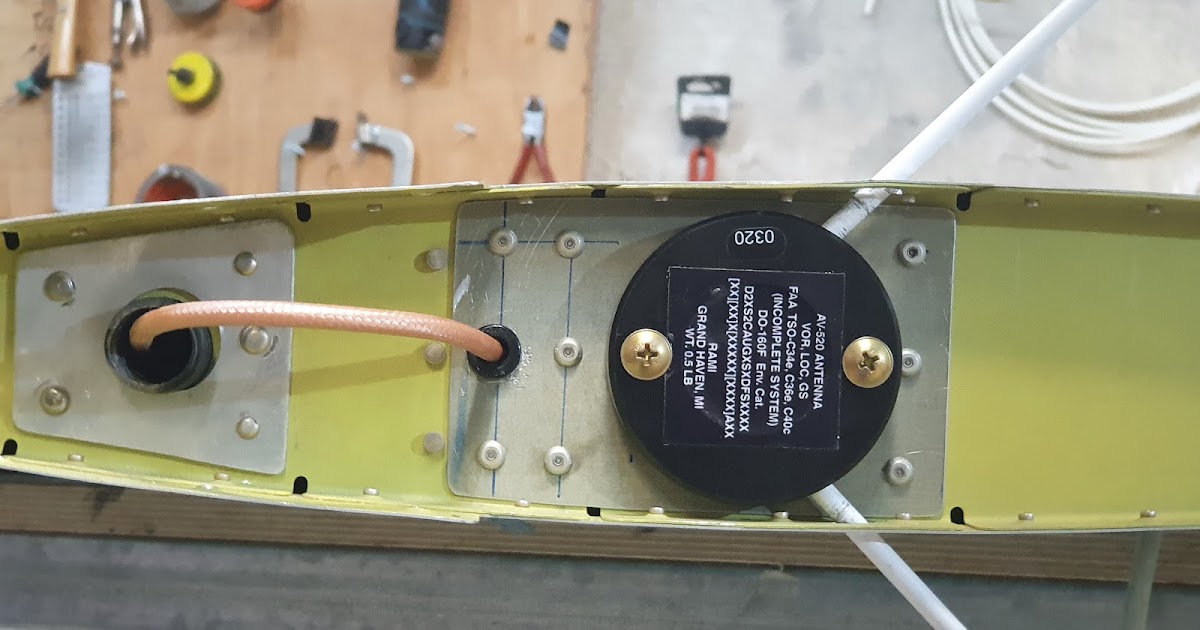 VOR antenna installed