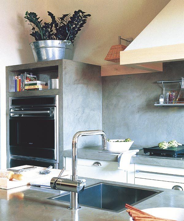 Decoración · Acabado cemento en superficies