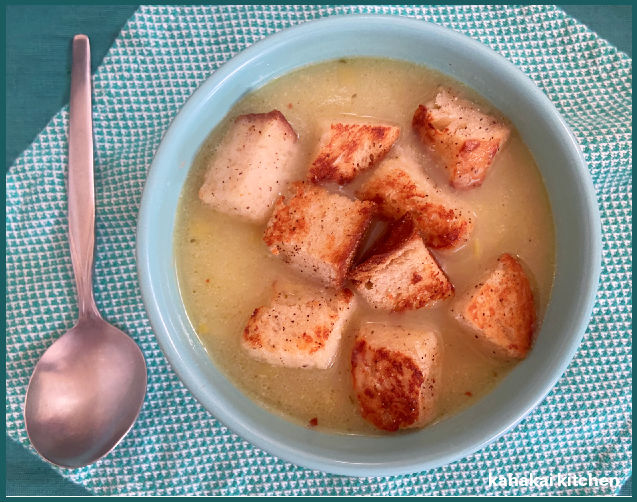 Kahakai Kitchen Jacques Pepin's Garlic Soup Putting It On Repeat for