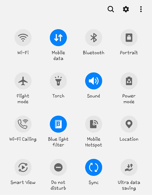 Cast/Smart View option in notification panel Cast/Smart View option in notification panel