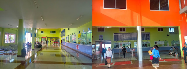 vientiane, laos, public transportation, public transportaion in Vientiane, southern bus station, dongdok, dongdok bus station