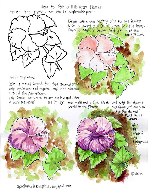 Adron's Art Lesson Plans: Printable Art Lesson And Worksheet, How To