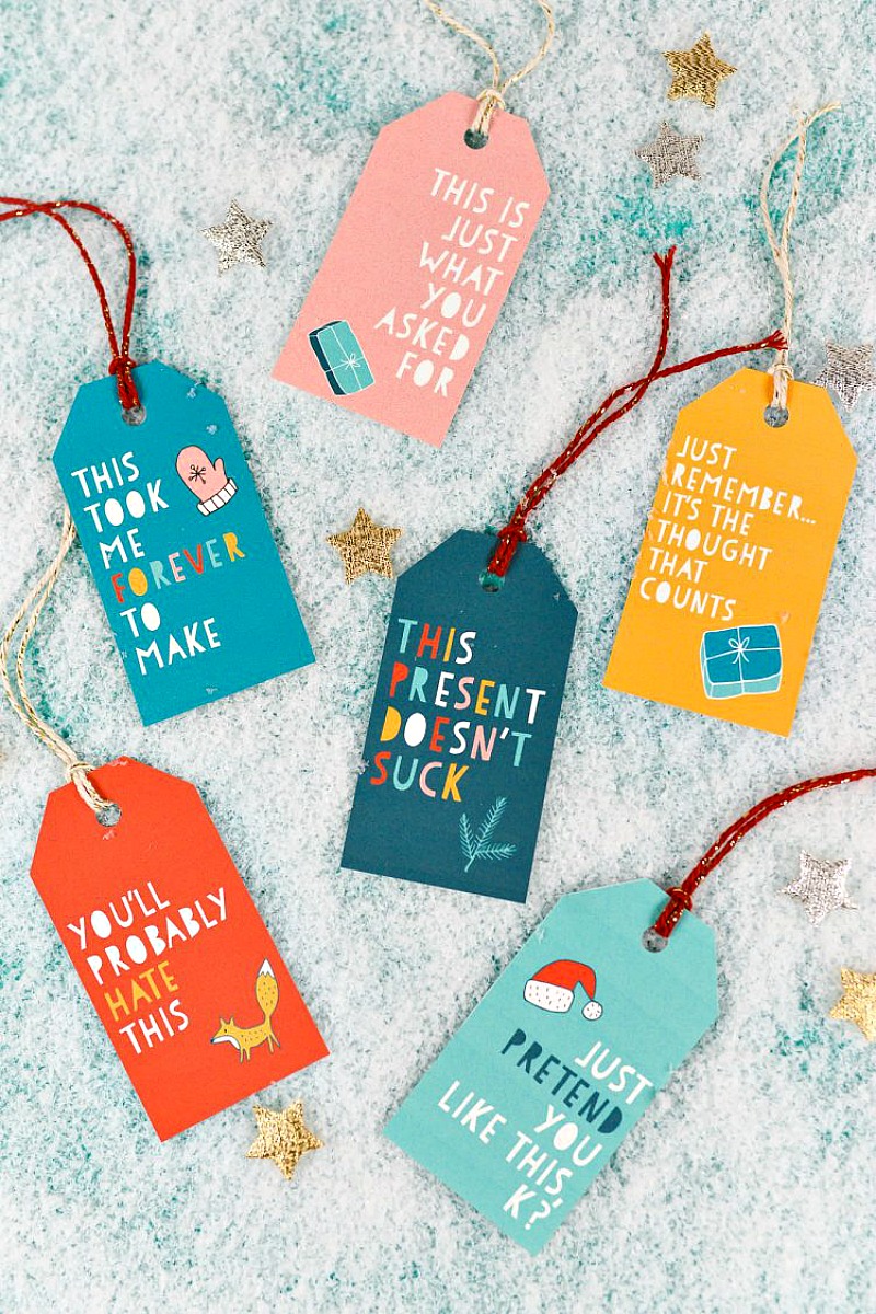 5 Free Printable Gift Tags or Labels That You Can Use At The Last