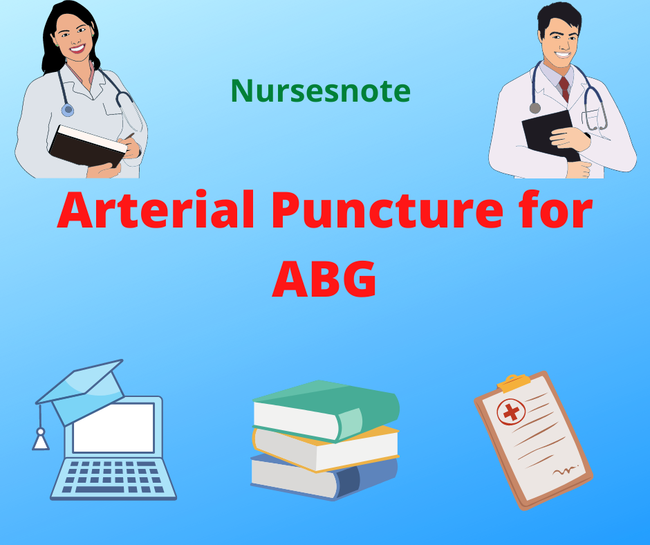 Arterial Puncture for Blood Gas Analysis Nurses procedure by