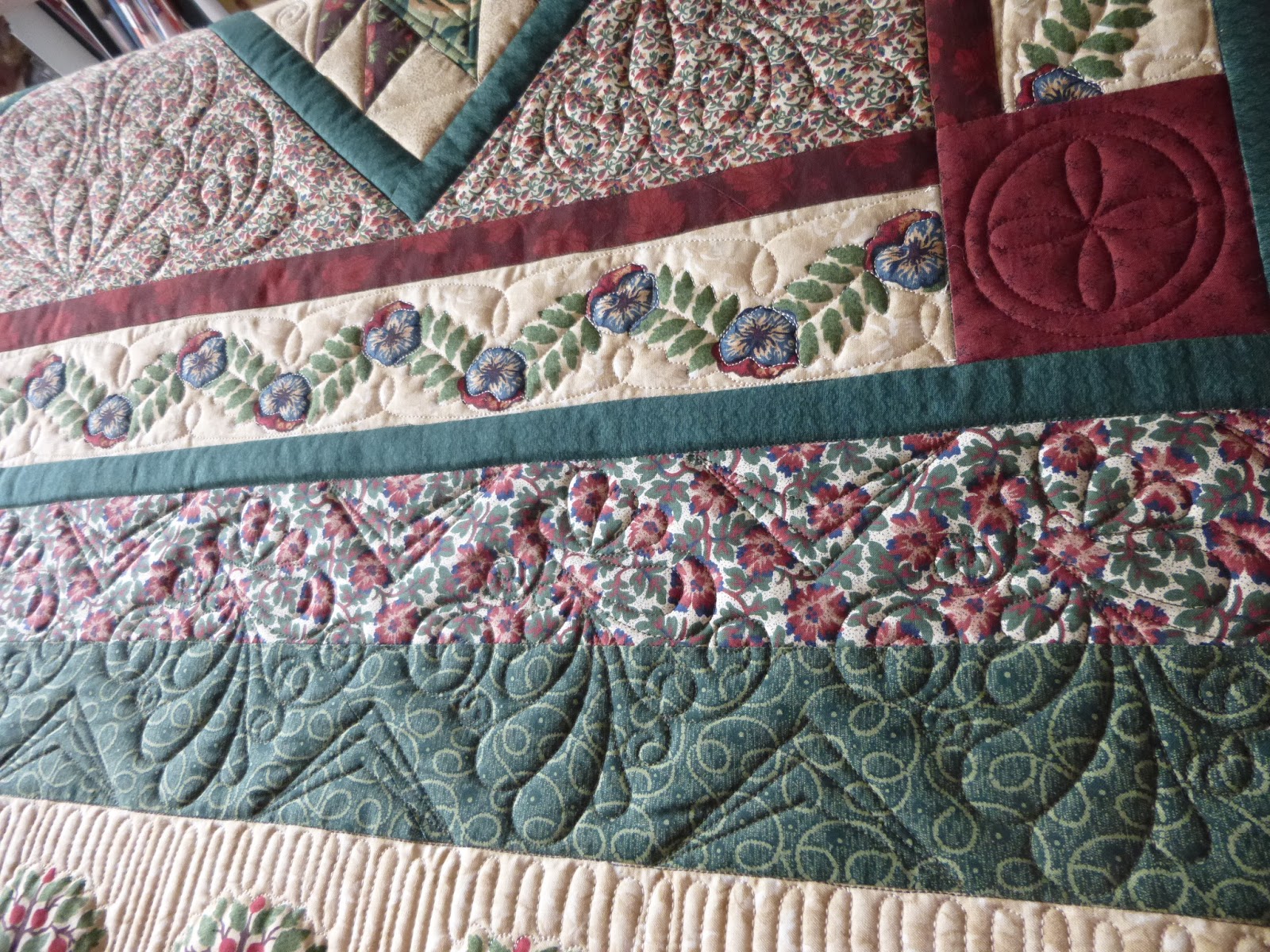 caledonia quilter Pansy Park by Thimbleberries