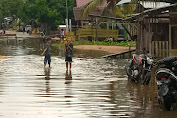 Musim hujan, Sejumlah Lokasi di Kota Bobong Masih "Terendam air"