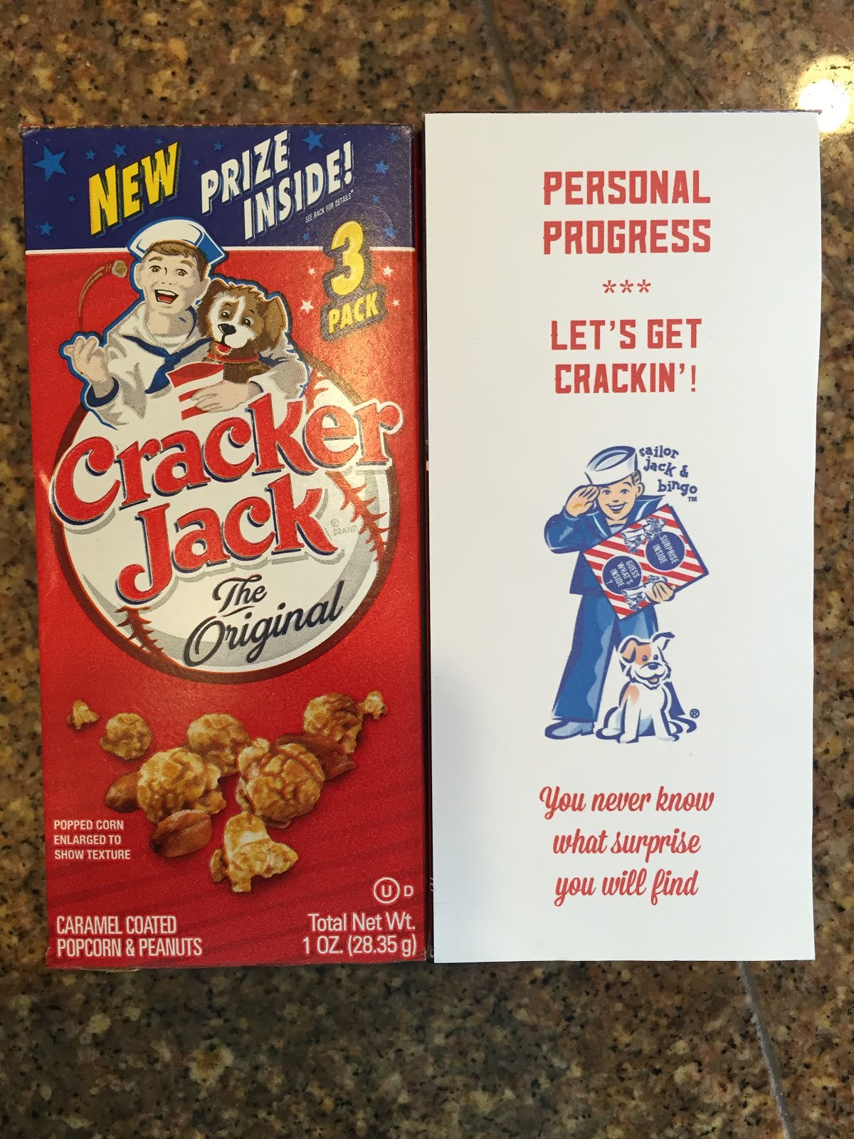Practical Parties & Printables Get Crackin' Cracker Jacks Personal Progress Motivation