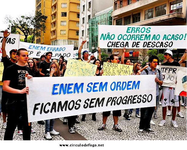 Justiça Federal no Ceará decidiu hoje (31)  anular 13 questões de Enem 2011