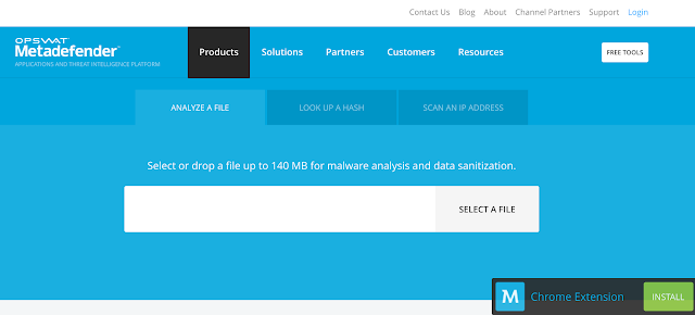 Metadefender online software scanner can help you detect virus, spyware and malware in a file or your computer