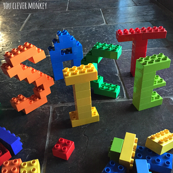learning letters with lego you clever monkey learning letters with lego you clever monkey