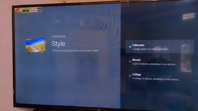 3 styles are showing here all screensaver styles