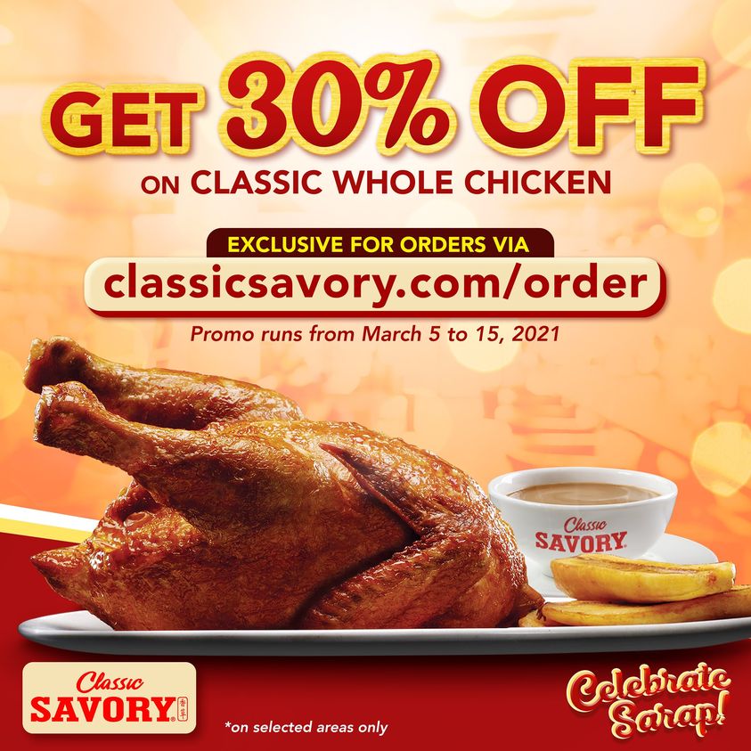 Manila Shopper Get 30 OFF on Classic Savory Whole Chicken